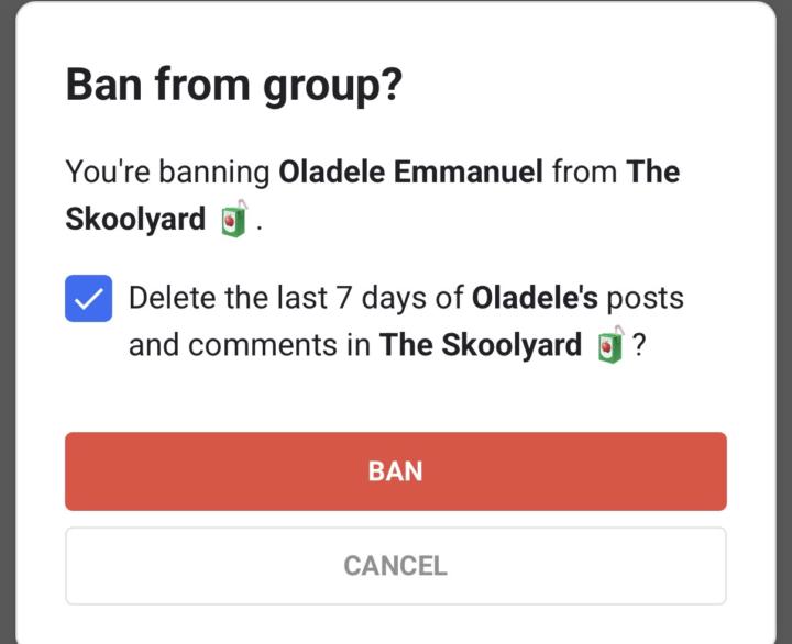 Want to get Banned? Do this.