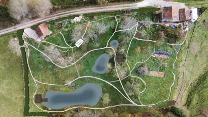 Aufbau eines Familien-Waldgartens in Asturias