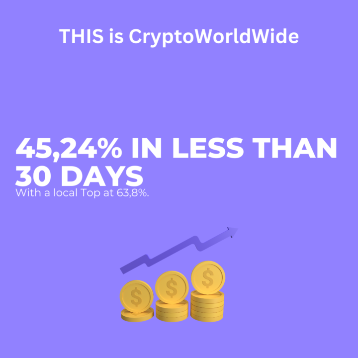 45,24% first >30 days CryptoWorldWide Altcoin Calls.