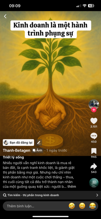 Kinh doanh là một hành trình phụng sự