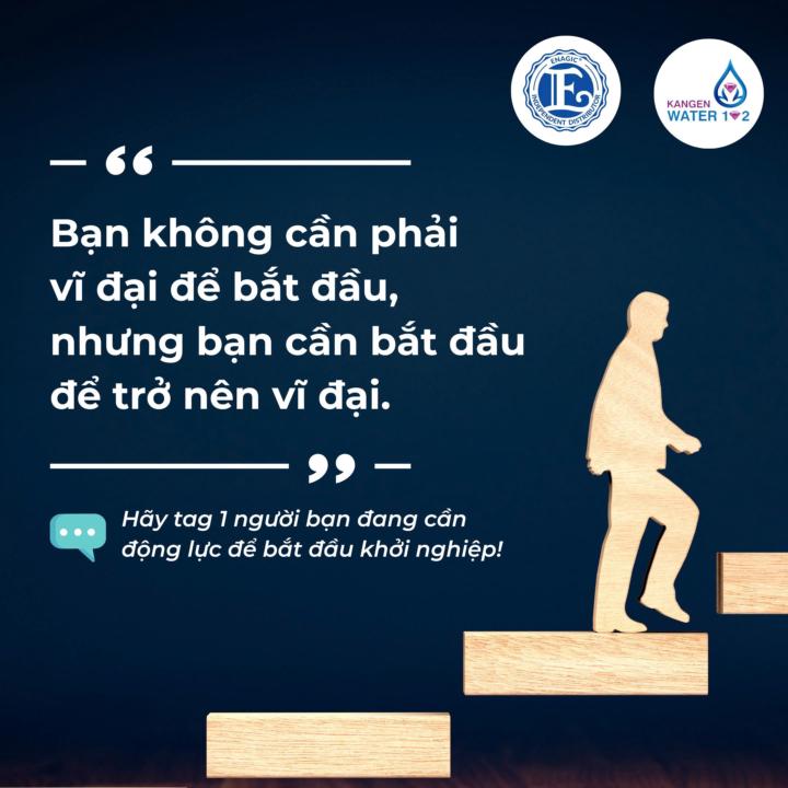 “Bạn không cần phải vĩ đại để bắt đầu, nhưng bạn cần bắt đầu để trở nên vĩ đại.” 💪