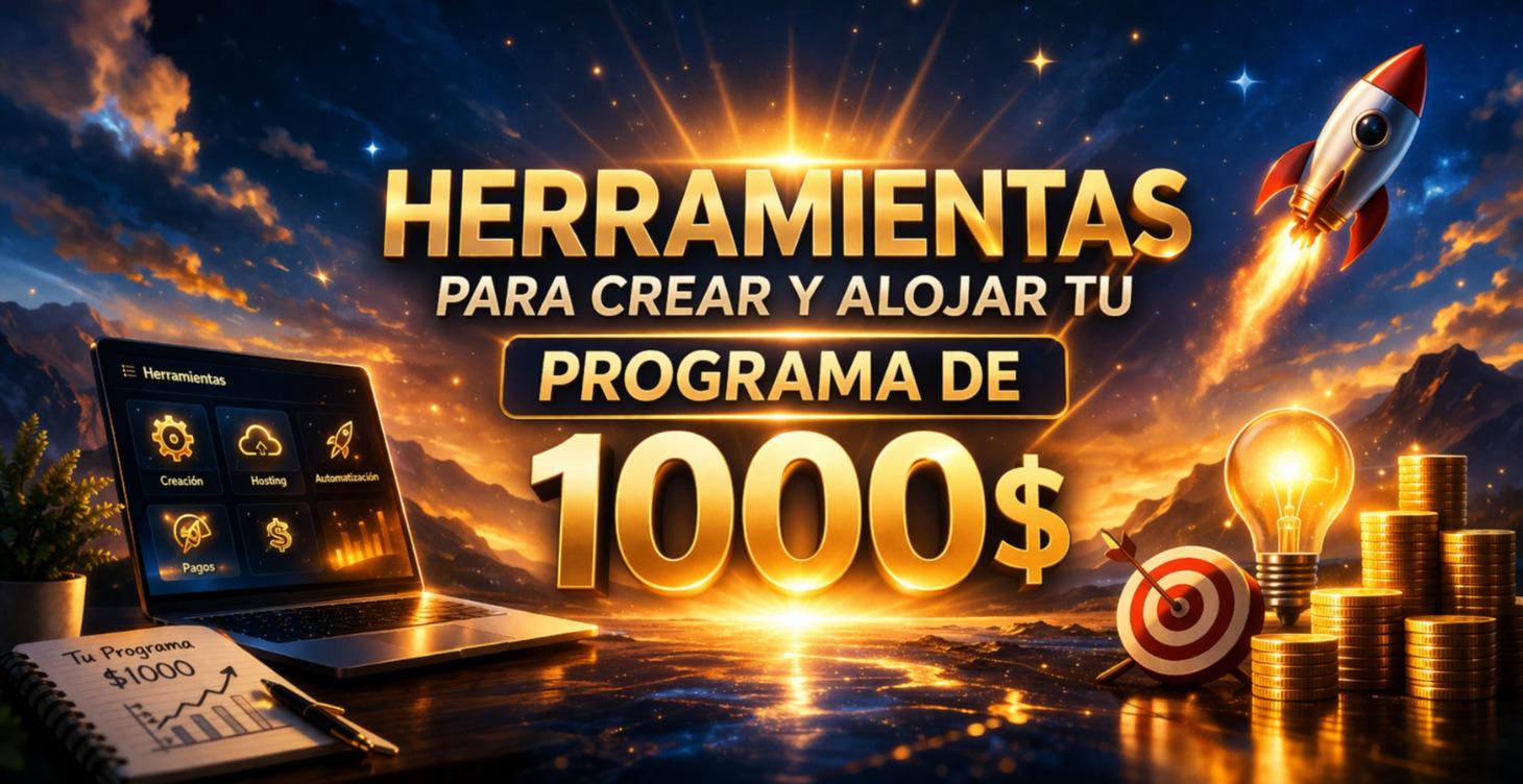 HERRAMIENTAS PARA CREAR Y ALOJAR TU PROGRAMA