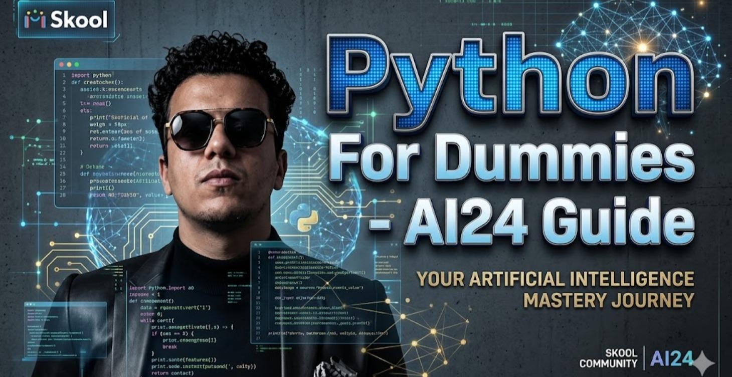 Python For Dummies - كورس بايثون من الصفر