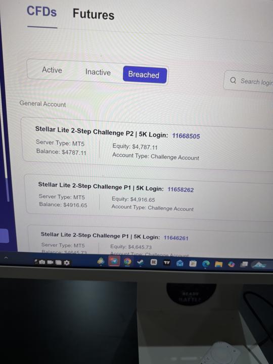 اين تريدر هم اكونت از دست داد