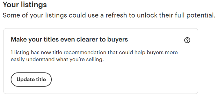 Do you recommend using the Etsy Search Visibility to update your listing titles?