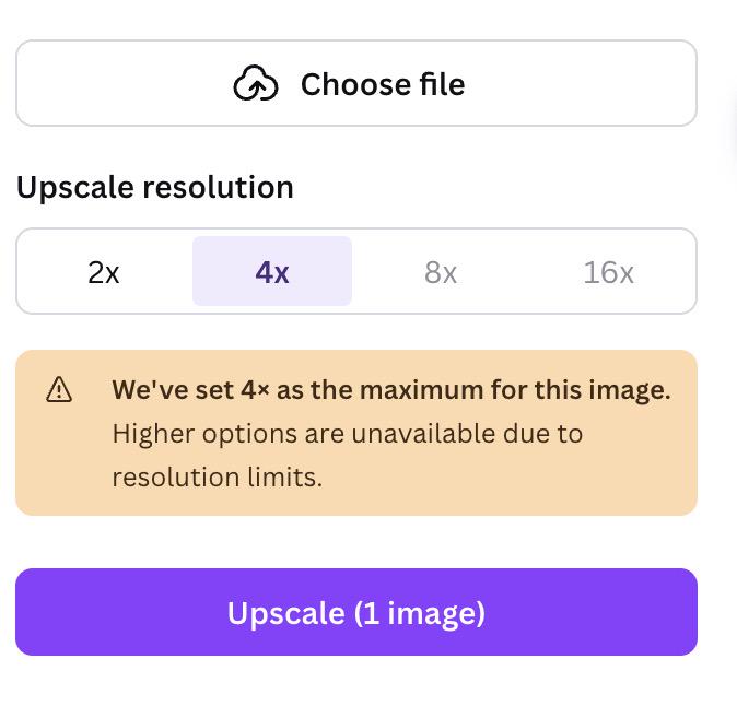 Canva Upscaling & Converting Advice