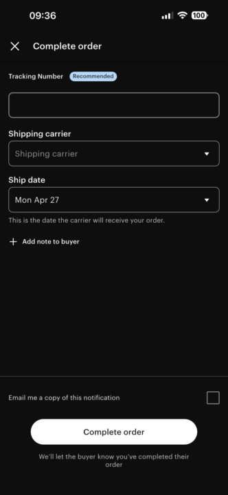 First sale