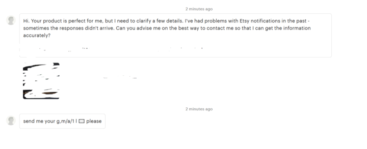 Potential Scammer?