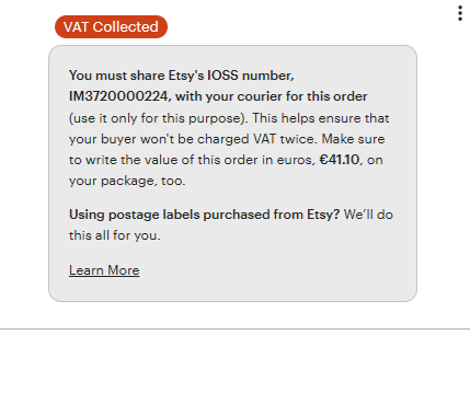 VAT message