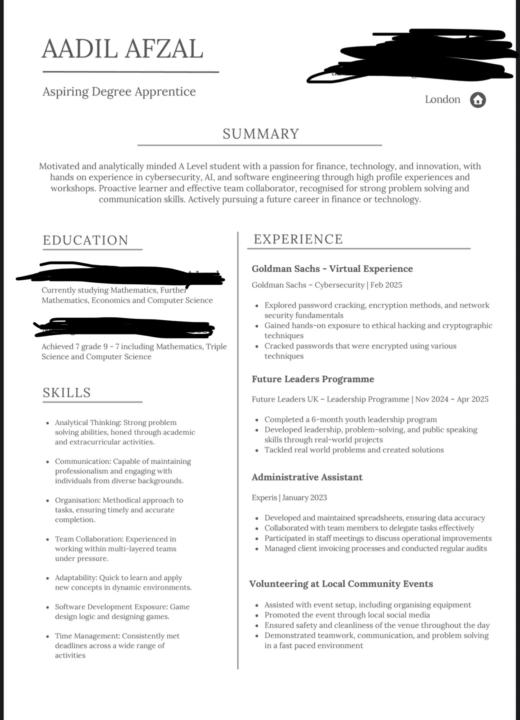 CV Review 