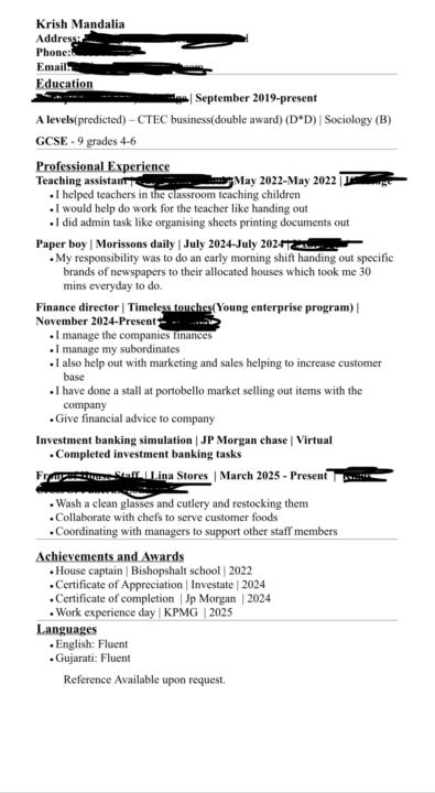 Cv checks 📄
