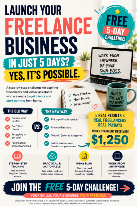 💥An Easy Way To Start Freelancing (Free Training Week)💥