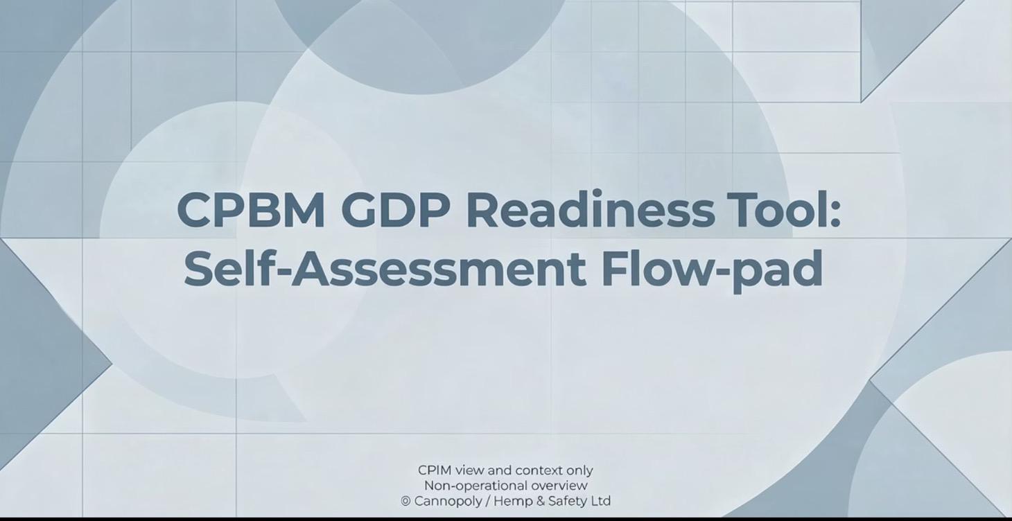 (A) GDP Self-Assessment Tool