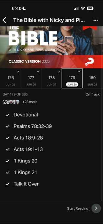 Bible notes 6/28