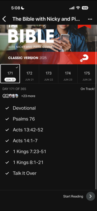 Bible notes 6/20
