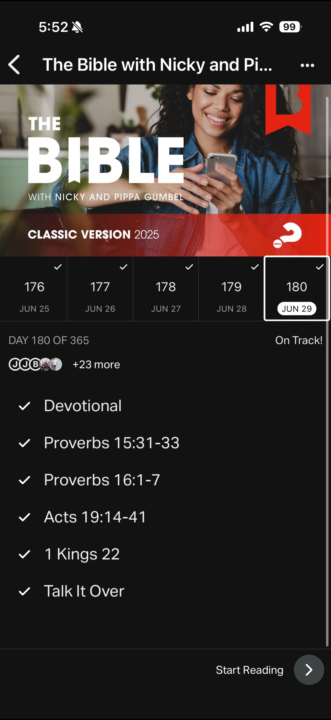 Bible notes 6/29