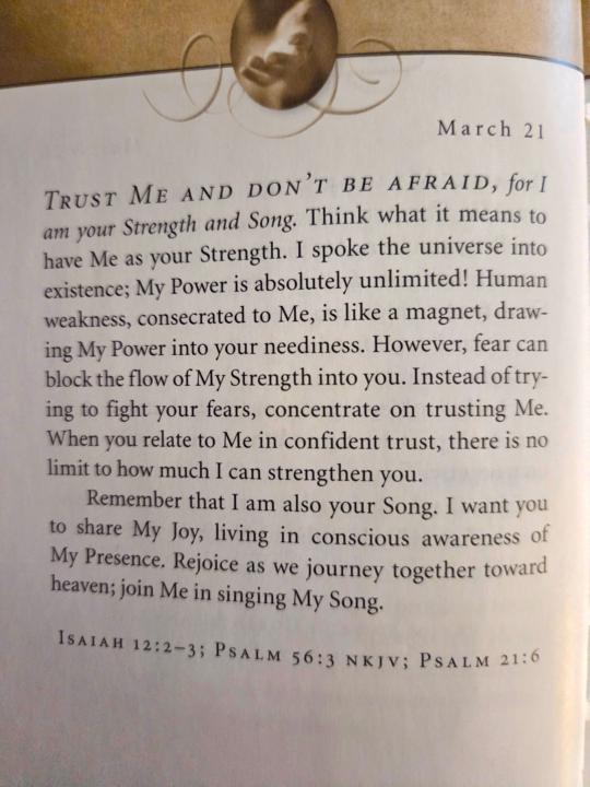 Jesus calling, daily  devotion