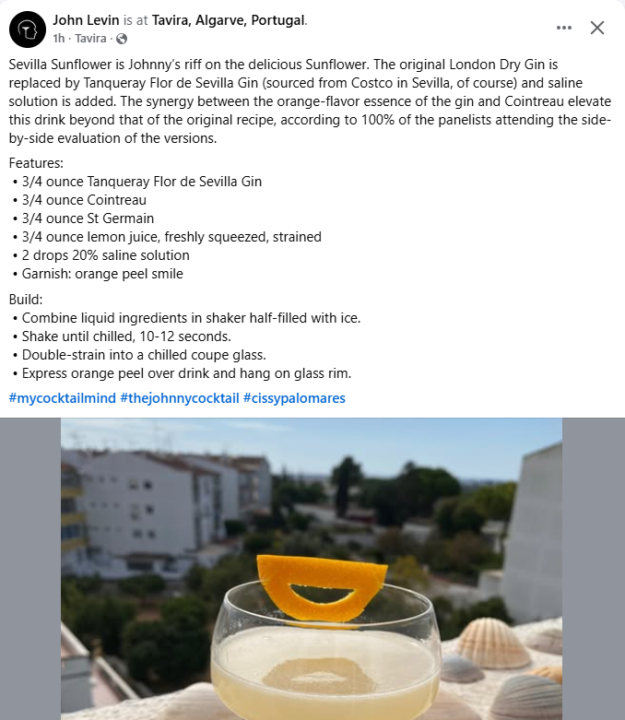 Johnny's Cocktails (a delicious thread)