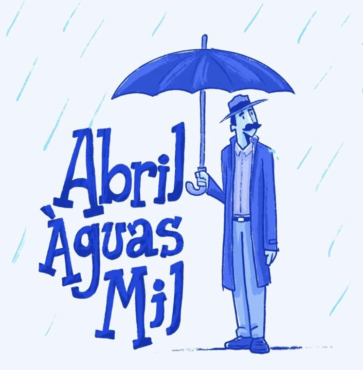 Clip clip clop little April showers…