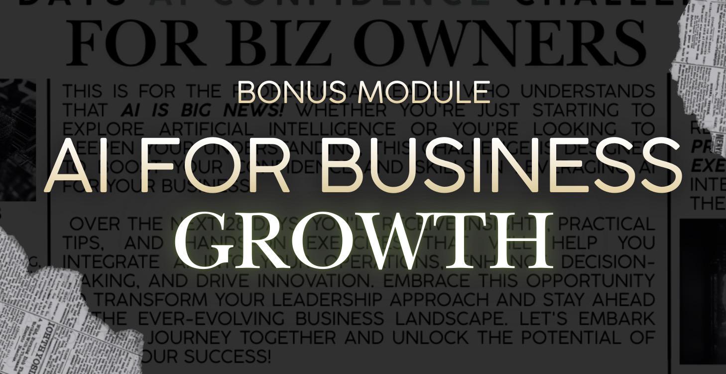 BONUS - AI for Business Growth