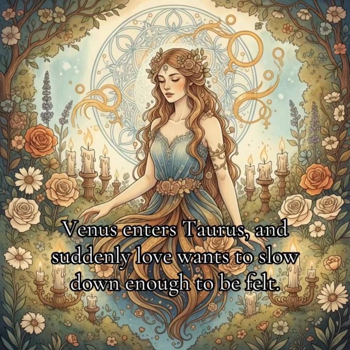 Venus enters Taurus 3/31/26