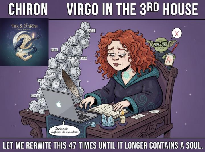 Chiron Virgo in the 3rd House Natal 