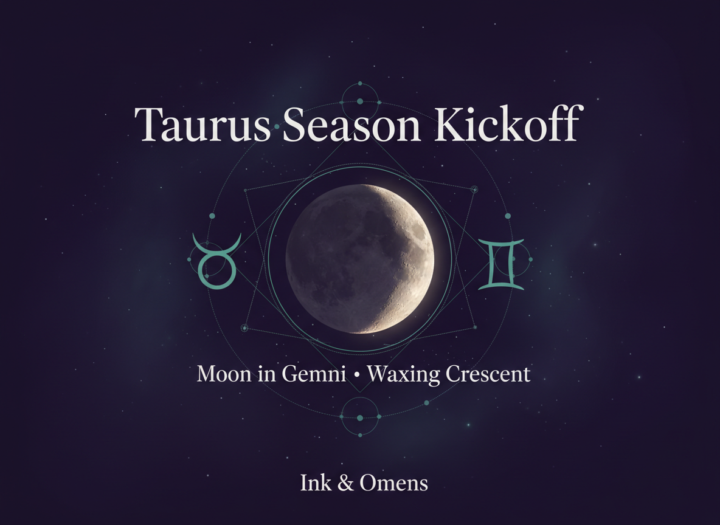 Happy Taurus Season and Gemini Moon! 