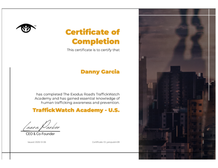 Intro to Human Trafficking Course