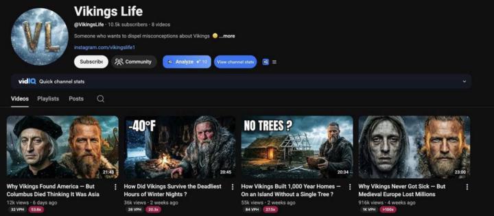 Just 8 videos, and this makes $9,822 in 30 days.