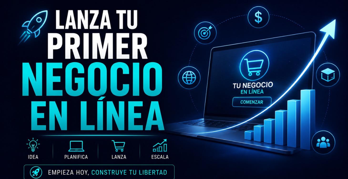 COMIENZA AQUI: Lanza tu negocio en línea con AI