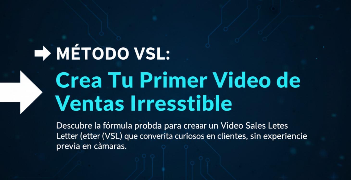 VSL: Crea Tu Primer Video de Ventas Irresistible