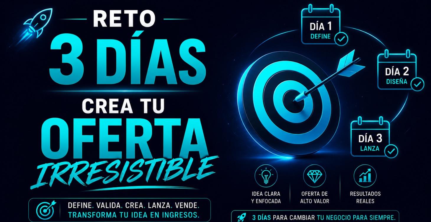 Reto consigue tus próximos Clientes Online