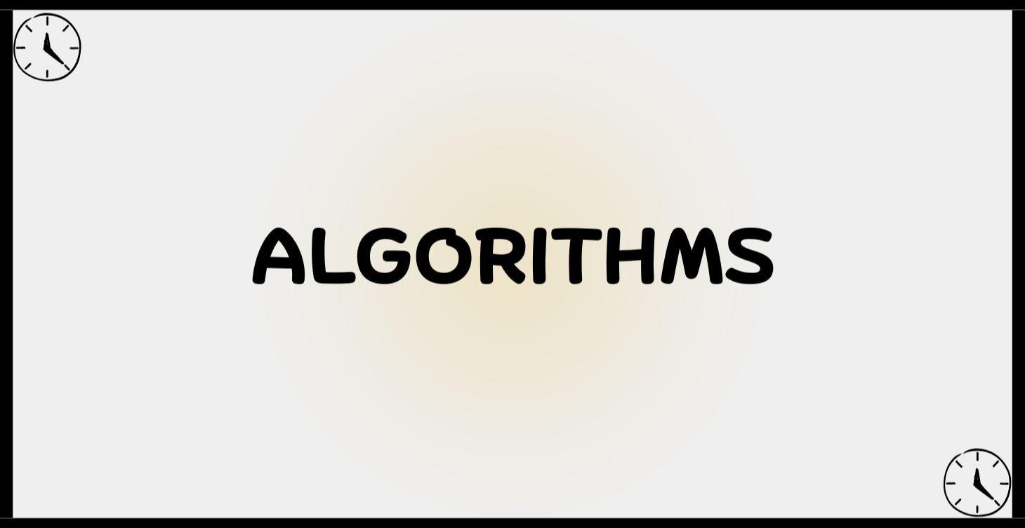 Algorithm