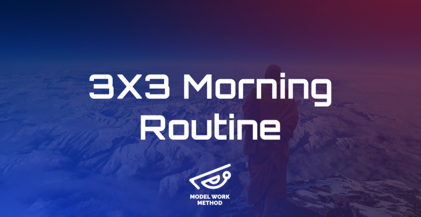 Coming Soon* 3X3 Morning Routine