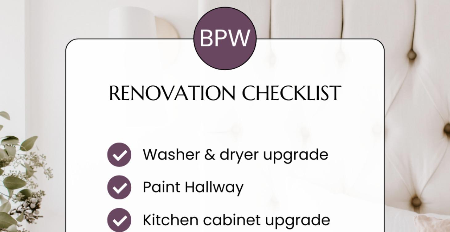 Create your own Project Checklist