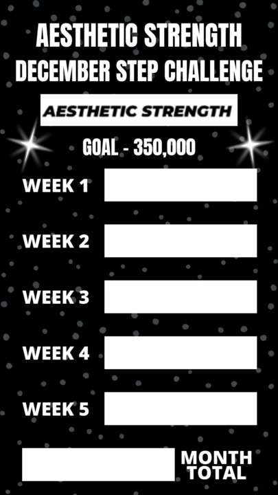 🎄 DECEMBER STEP CHALLENGE! 🎄