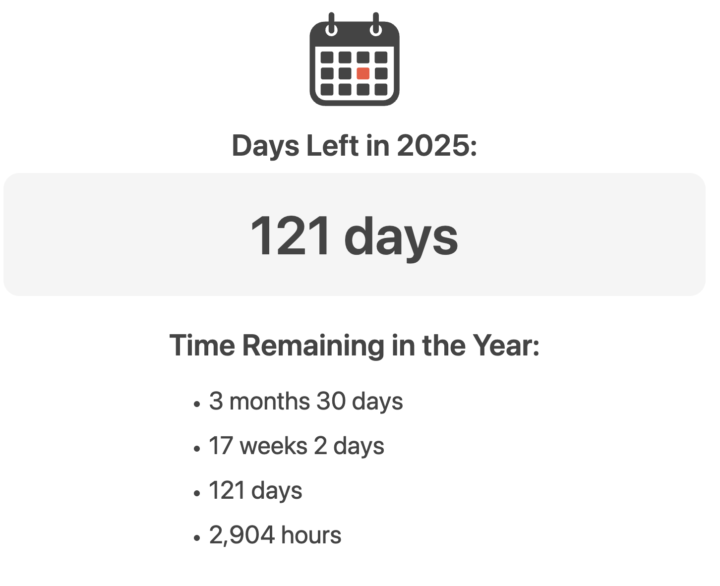 🔥 127 days left in 2025 — time to raise the bar. 🔥