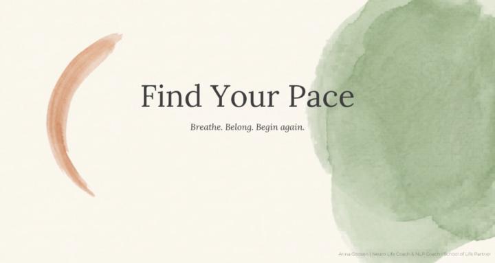 Find your Pace 