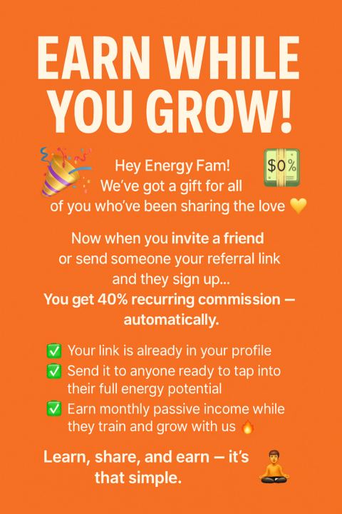 🎉💸 EARN WHILE YOU GROW! 💸🎉