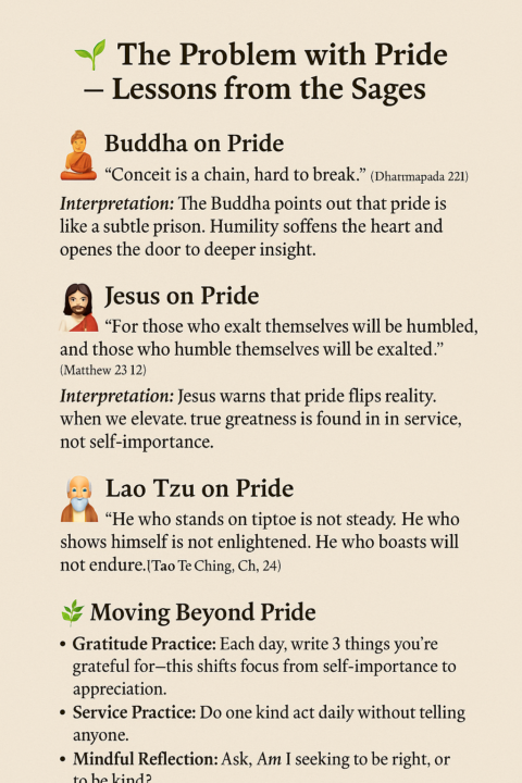 🌿 A Tale of Pride and Humility