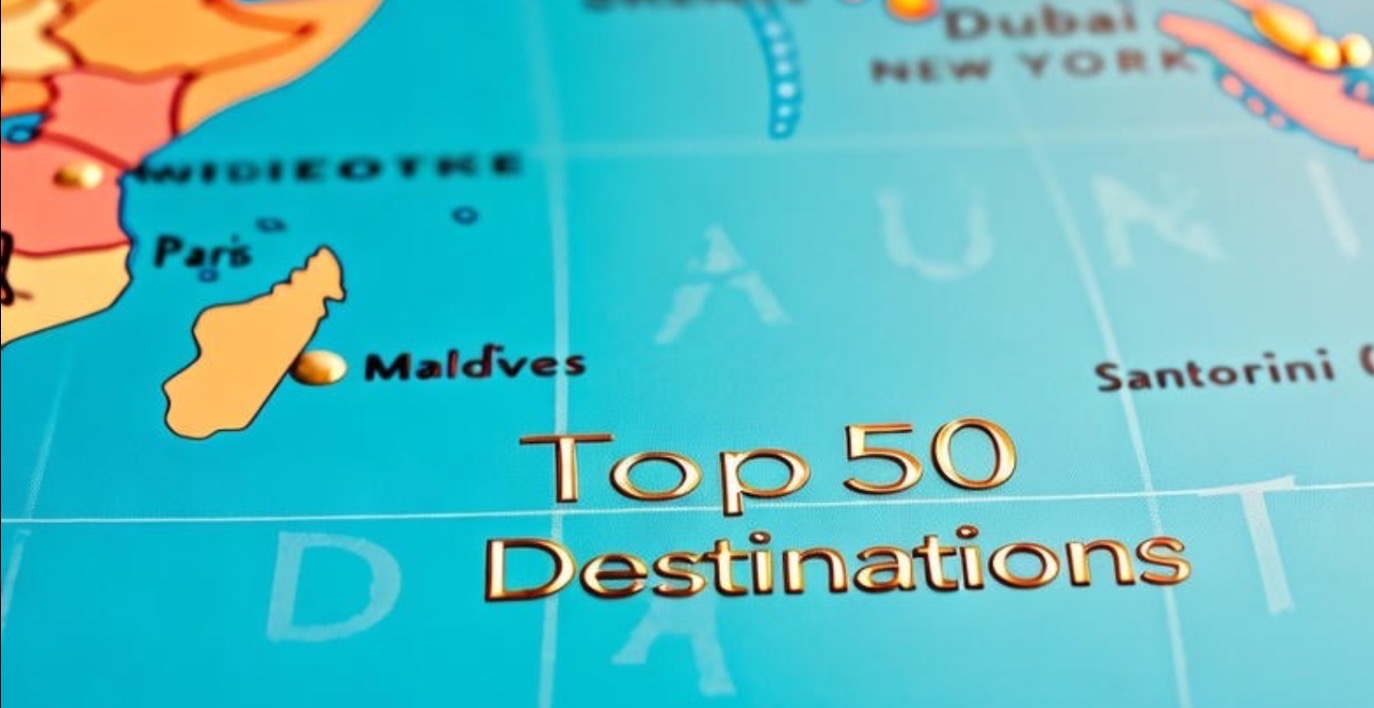 Top 50 Destinations 12 month loyalty reward