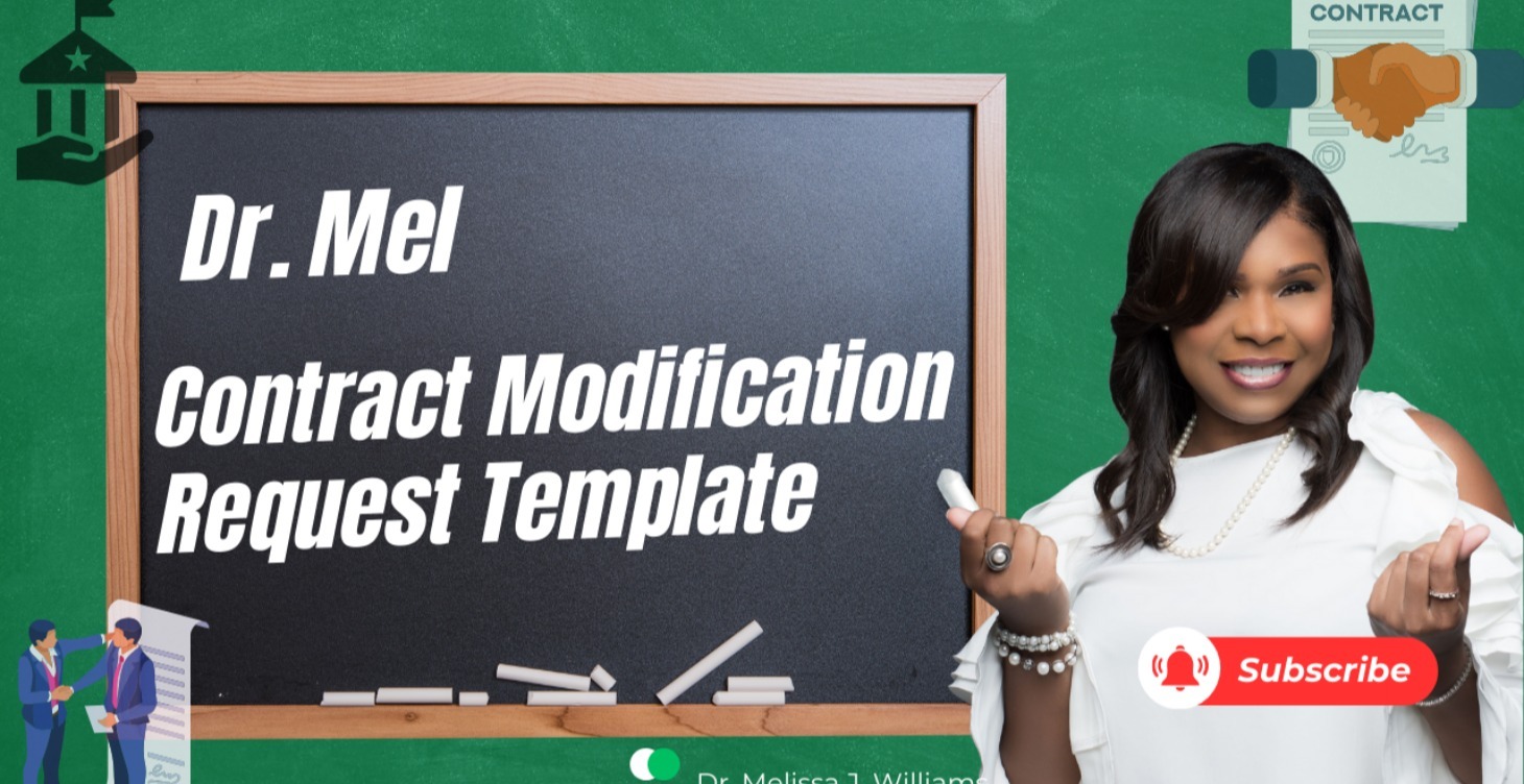 (Template) Contract Modification Request Template