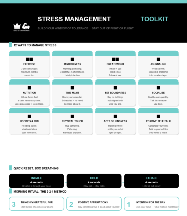 Feeling stressed? Build your Tolerance Window