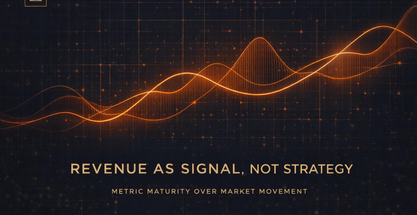Revenue as Signal, Not Strategy