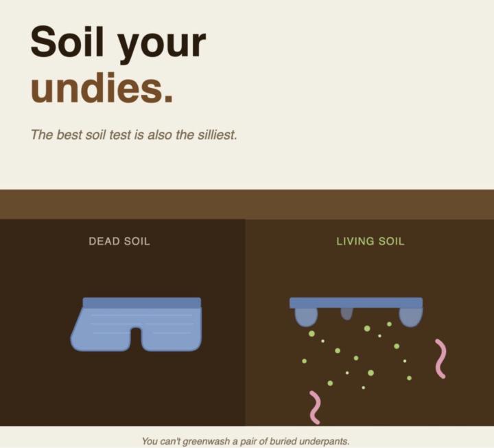 Yay! The Soil Ate My Undies! 