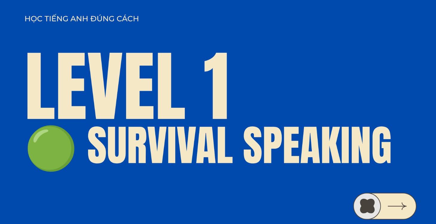 🟢 LEVEL 1 — Survival Speaking