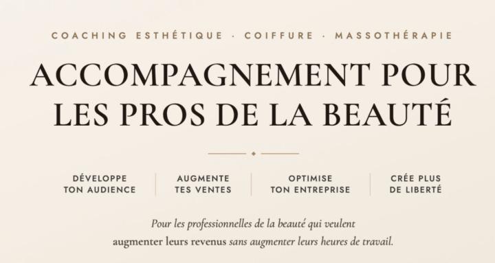 COACHING #1 PROS DE LA BEAUTÉ 
