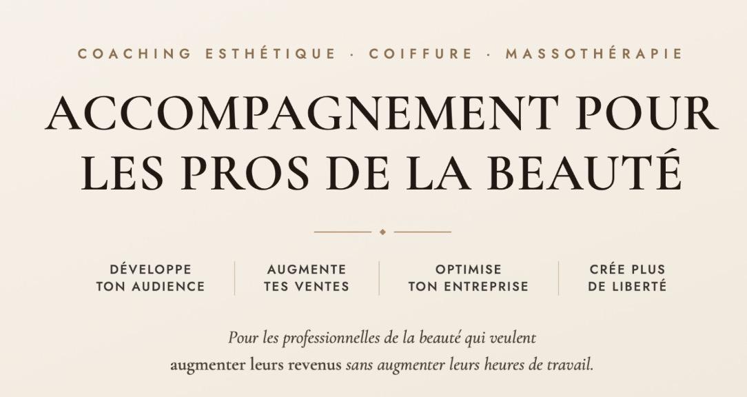 COACHING #1 PROS DE LA BEAUTÉ