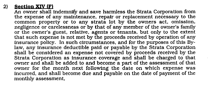 Lockbox Stolen from FLIP Property, Strata is charging back for cost to replace building security keys.