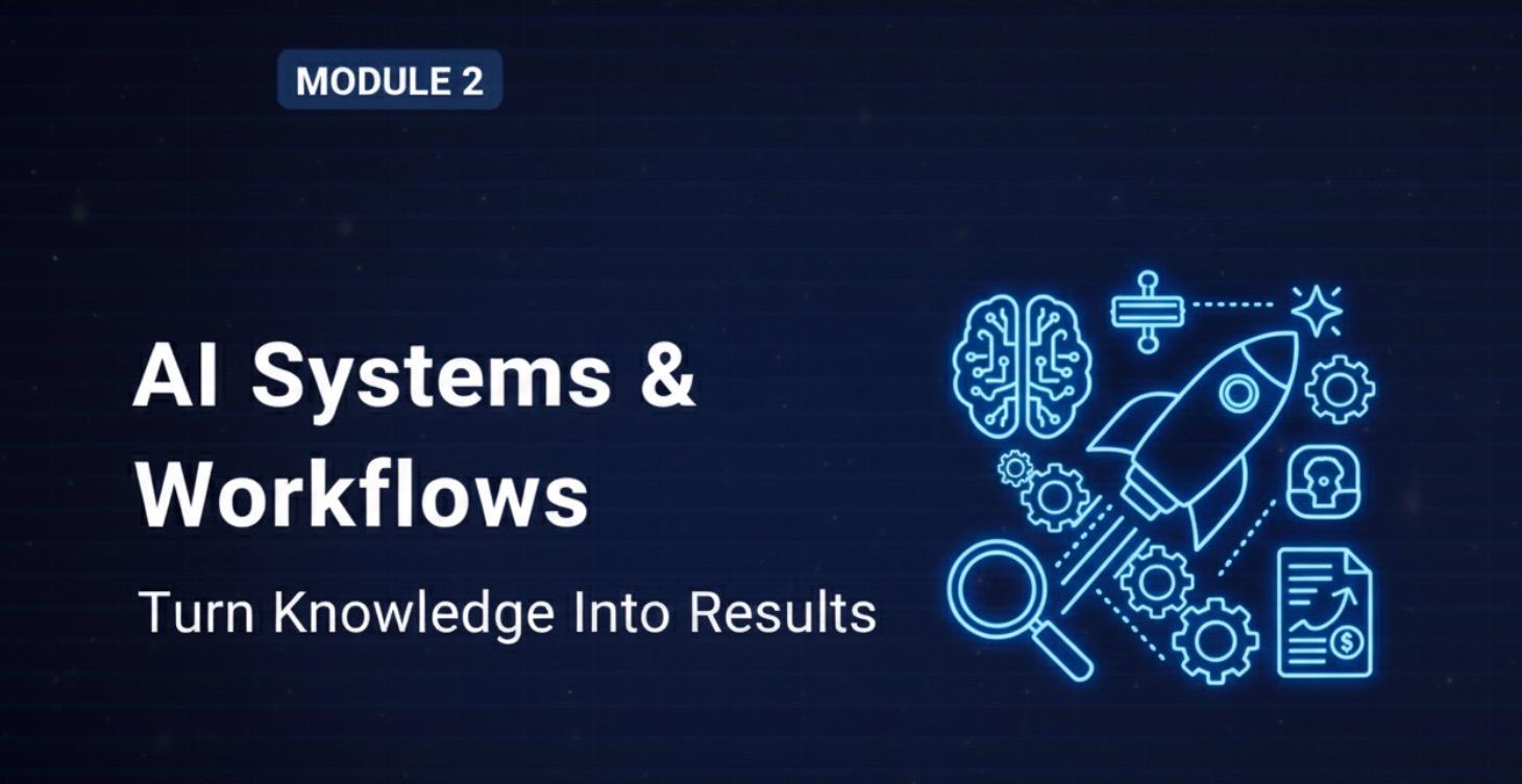 AI Systems & Workflows:Turn Knowledge Into Results